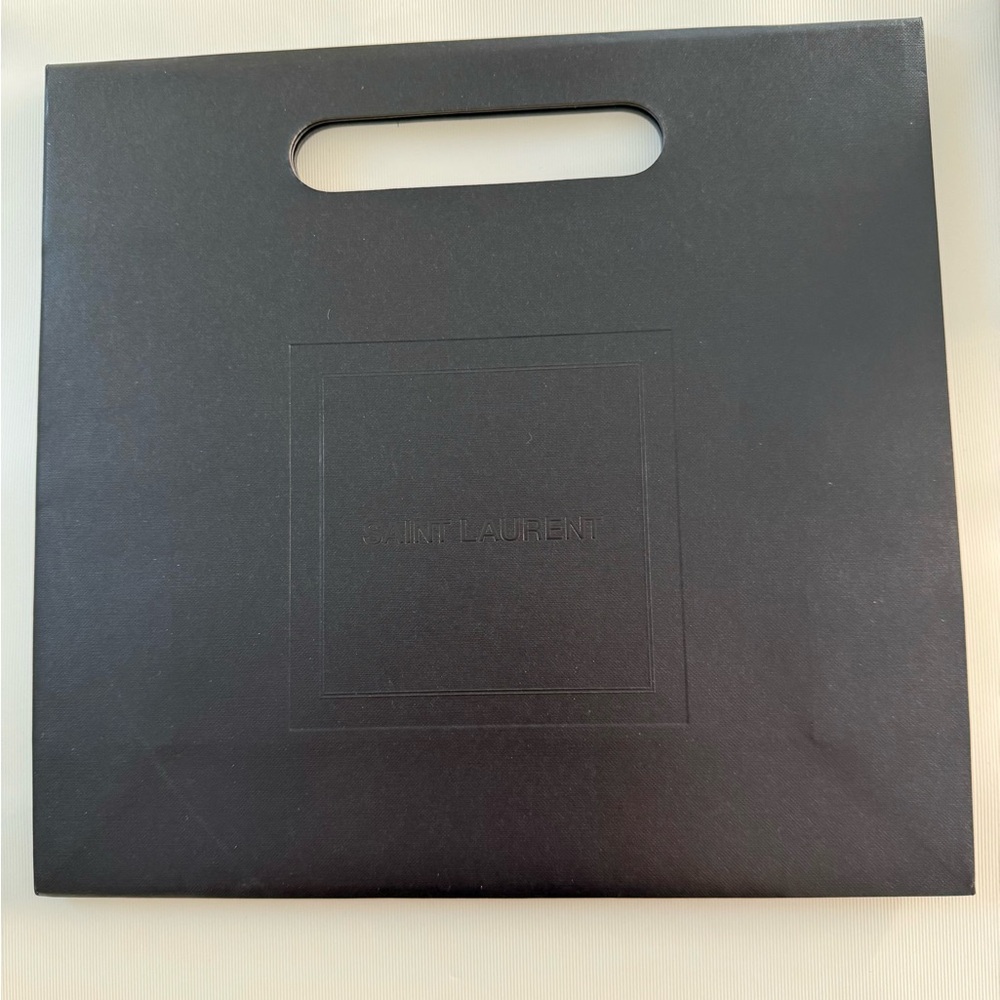 NWT YSL SAINT LAURENT OPYUM Bracelet Black lLeather Unisex🖤💝 - Picture 14 of 16